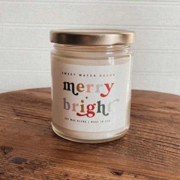 Sweet water decor Other - Merry + Bright Christmas Scented Candle